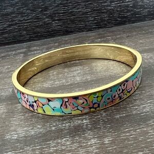 Lilly Pulitzer Colorful Gold-Tone Bangle Bracelet